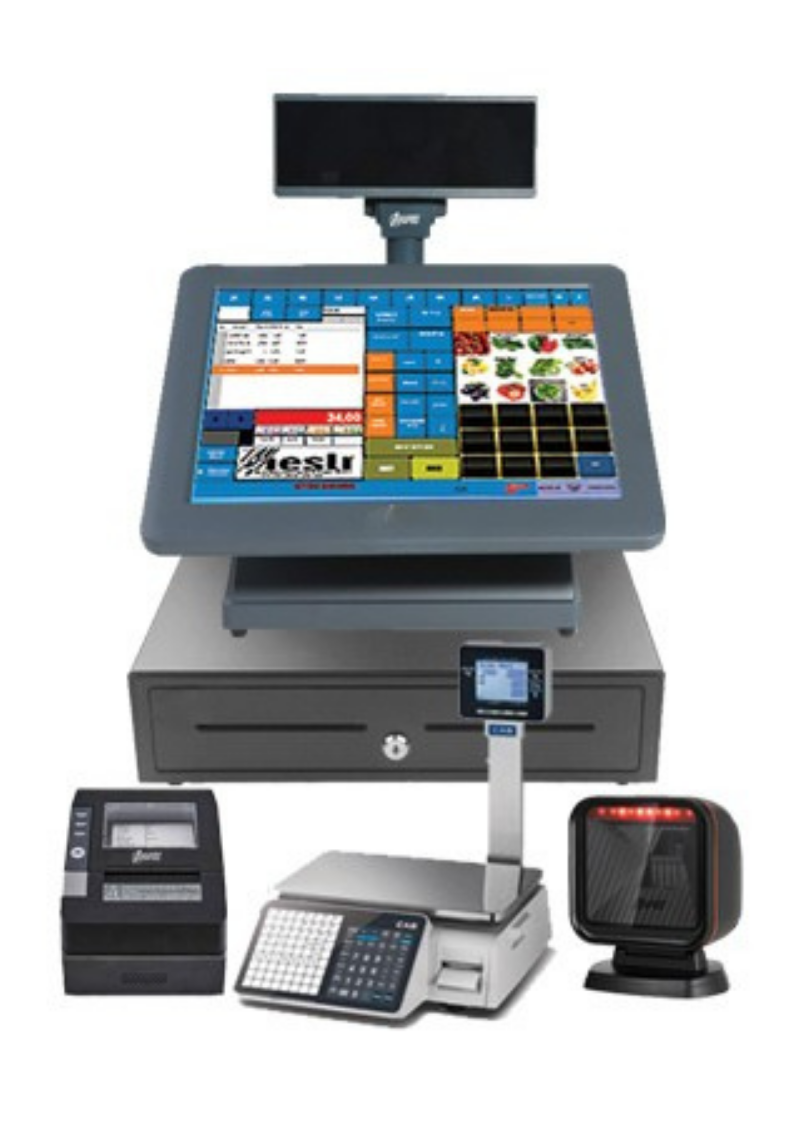 BARKODLU  TERAZİLİ SET  HAZIR KURULU TAK ÇALIŞTIR